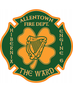 Allentown Fire Dept. Engine 6 The Ward Decal