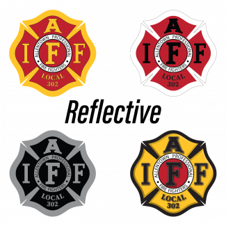 Allentown Professional Firefighters, IAFF Local 302 Reflective Decal